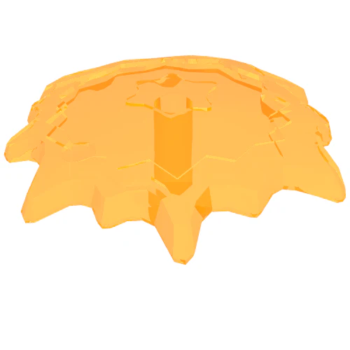 Part 35032e – Power Burst, Shield Large with Bar End
