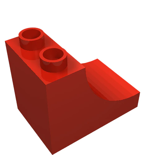 Part 2301 – Duplo, Brick 2 x 3 x 2 Arch Inverted