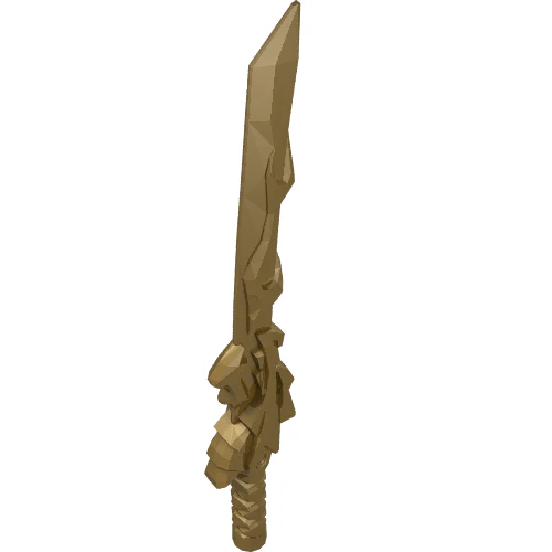 Del 93055 – Minifigur, Vapen Svärd, Katana (Dragon Guard)