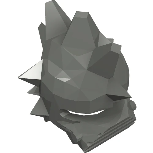 Part 85944 – Minifigure, Headgear Helmet Spiked with Flat Chin Protector