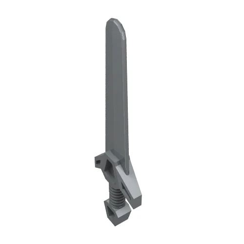 Del 48495 – Minifigur, Vapen Svärd, Storsvärd Kantig