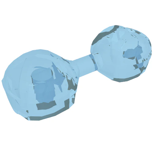 Del 36083b – Minifigur, vapenwebbeffekt, handbojor
