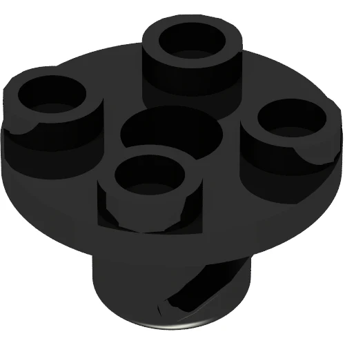 Part 50407 – Plate, Round 2 x 2 Thin with Rotation Stem and Screw