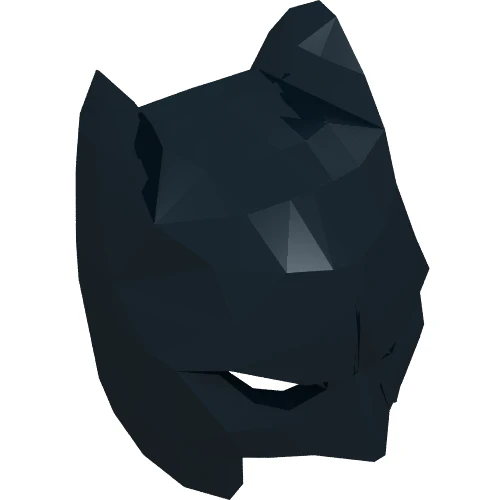 Del 18987 – Minifigur, huvudbonadsmask Batman Cowl (öppen haka)