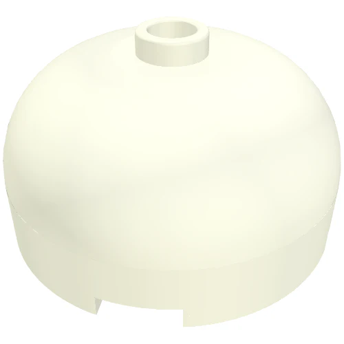 Part 49308 – Brick, Round 3 x 3 x 1 1/3 Dome Top – Open Stud