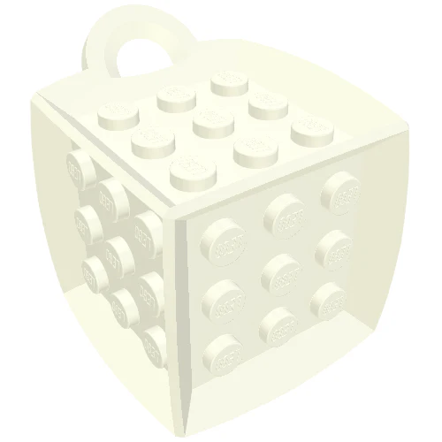Part 69182 – Bag Tag Cube with 3 x 3 Studs on All Sides