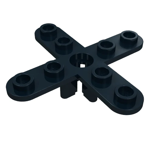 Del 2479 – Propeller 4 blad 5 diameter med rundade ändar och öppet nav