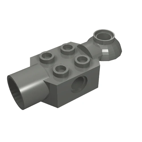 Part 47452 – Technic, Brick Modified 2 x 2 with Pin Hole, Rotation Joint Ball Half Horizontal, and Rotation Joint Socket