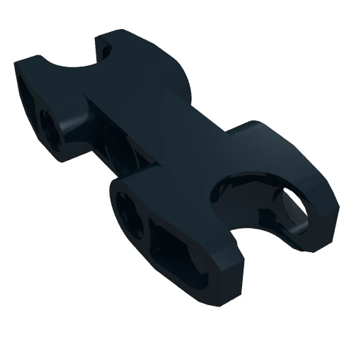 Part 61053 – Technic, Axle and Pin Connector 2 x 5 with 2 Ball Joint Sockets, Closed Sides, Closed Axle Holes