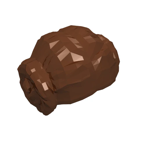 Part 30409 – Minifigure, Hair Female with 2 Buns (Princess Leia)