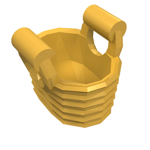 Del 93092 – Minifigur, redskapskorg – Flexibelt gummi