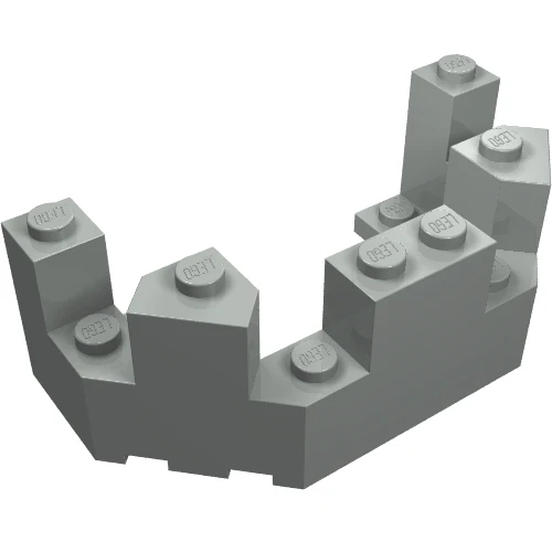 Del 6066 – Castle Turret Top 4 x 8 x 2 1/3