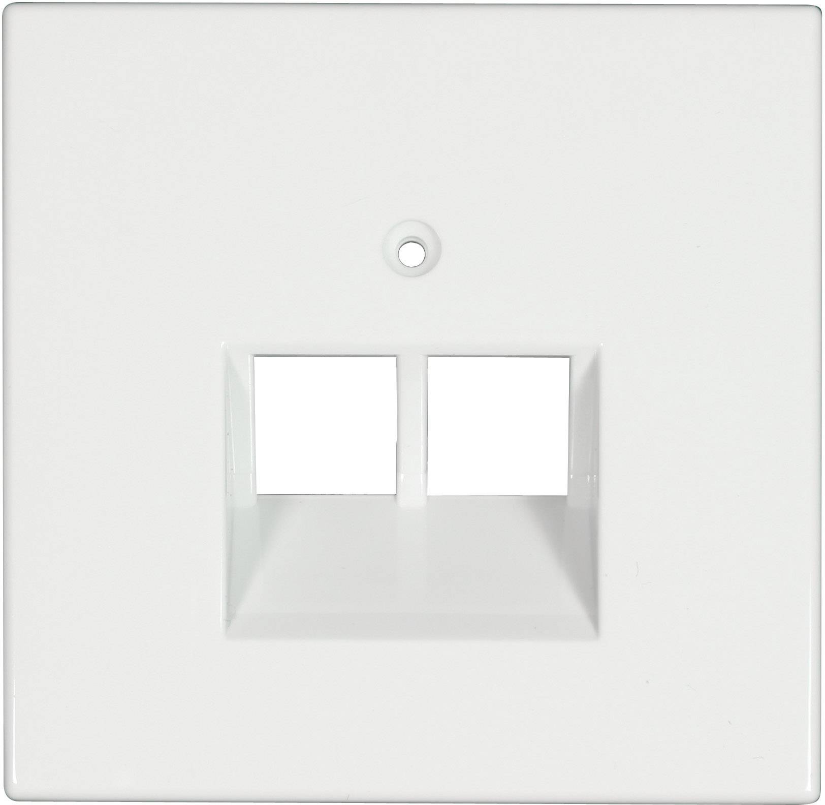 Jung LS969-2 UA WW Modularuttag Vippa/centrumplatta LS 900, LS design, LS plus Alpinvit