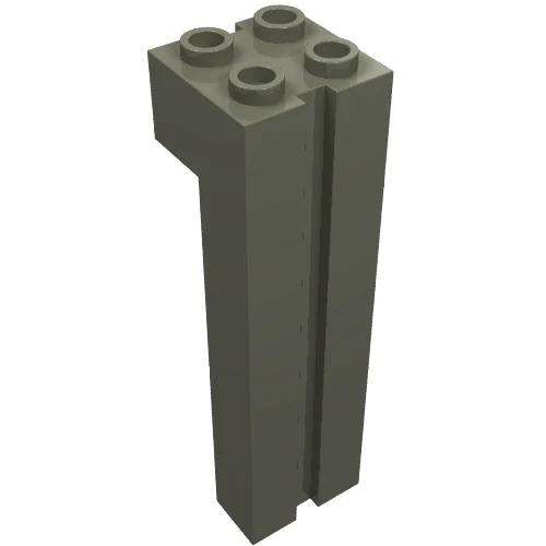 Del 6056 – Brick, Modifierad 2 x 2 x 6 med kanal