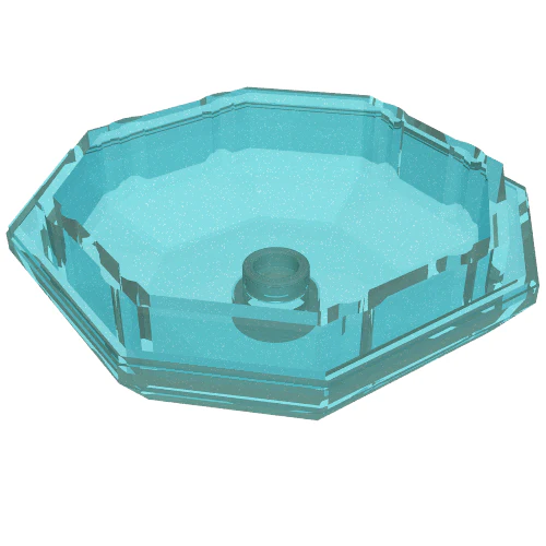 Part 80337 – Rock 4 x 4 Octagonal, Bottom (Diamond Dress Container Top)
