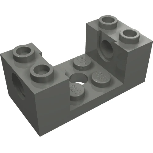 Part 18975 – Technic, Brick 2 x 4 x 1 1/3 with Pin Holes and 2 x 2 Cutout