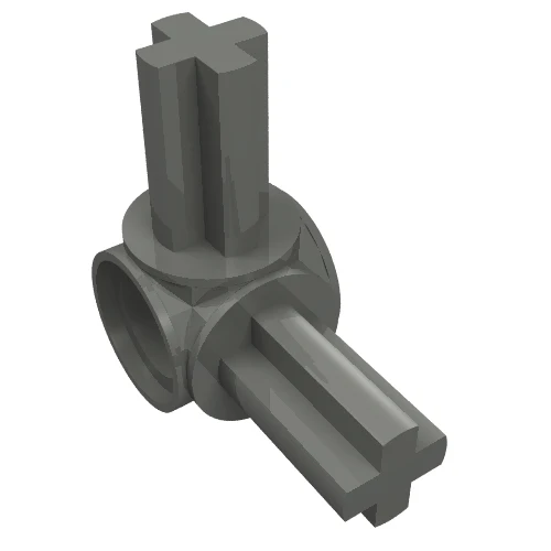 Del 10197 – Technic, Axle and Pin Connector Nav med 2 vinkelräta axlar