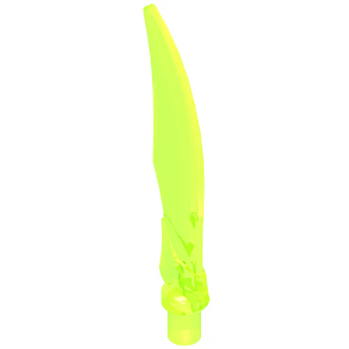 Del 37341a – Minifigur, vapen svärd böjt blad med stång