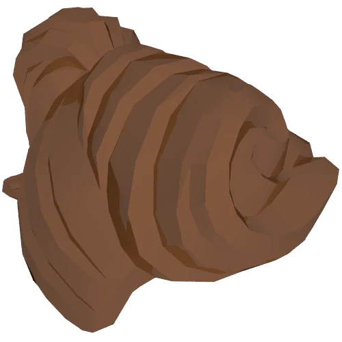 Del 13785 – Minifigur, hår honhästsvans och lugg