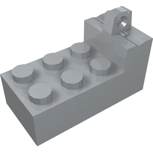 Part 18455 – Hinge Brick 2 x 4 Locking with 1 Finger on Top at One End