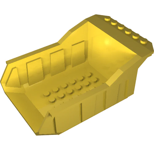 Part 90109 – Vehicle, Tipper Bed 12 x 8 x 5 with Studs on Front Top only