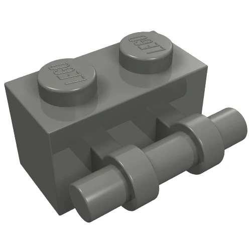 Del 30236 – Tegelsten, modifierad 1 x 2 med stånghandtag på sidan
