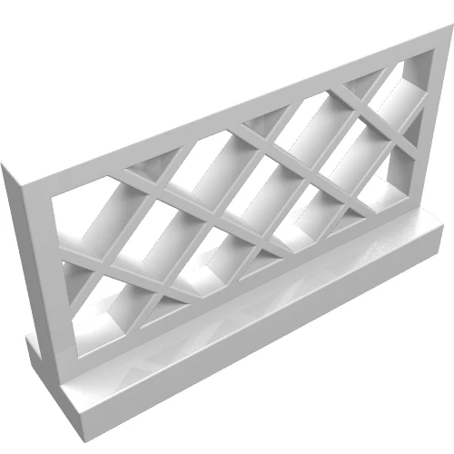 Del 3185 – Staket 1 x 4 x 2 Galler