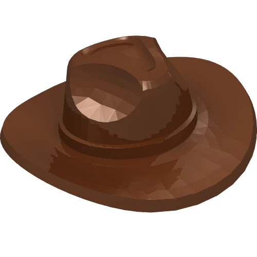 Part 13565 – Minifigure, Headgear Hat, Very Wide Brim, Outback Style (Fedora)