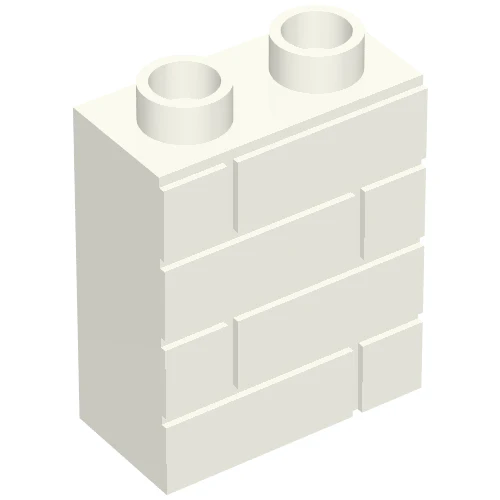 Part 25550 – Duplo, Brick 1 x 2 x 2 with Masonry Profile