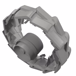 Part 2515 – Wheel Hard Plastic Large (54mm D. x 30mm)