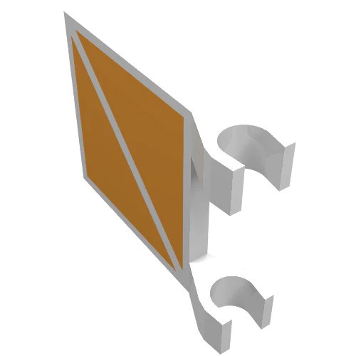 Part 2335p02 – Flag 2 x 2 Square with Diver Stripe Pattern