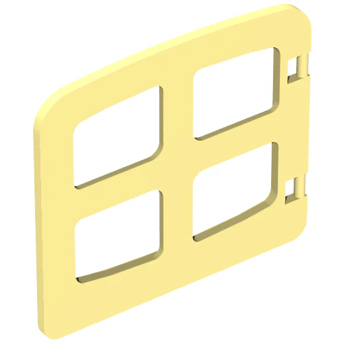 Part 4809 – Duplo Door / Window Pane 1 x 4 x 3 with 4 Panes